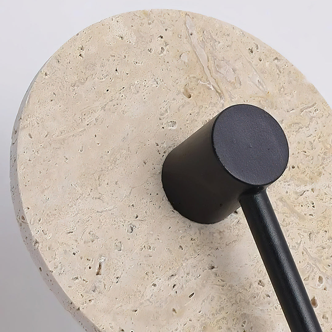 Ilvara Applique Murale Minimaliste Moderne Beige Travertin - Neutralighting