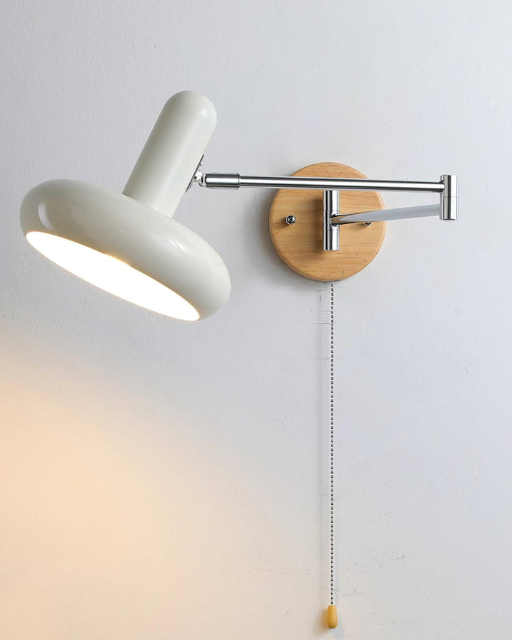 Applique Murale Pivot Bras Arrondi Ombre Tirer Chaîne Moderne Rétro - Neutralighting