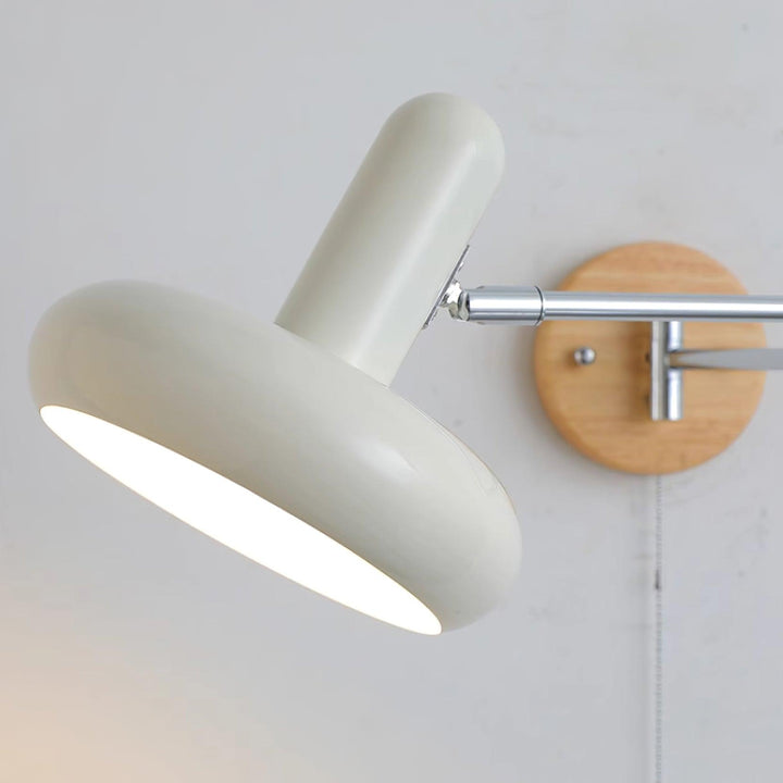 Applique Murale Pivot Bras Arrondi Ombre Tirer Chaîne Moderne Rétro - Neutralighting