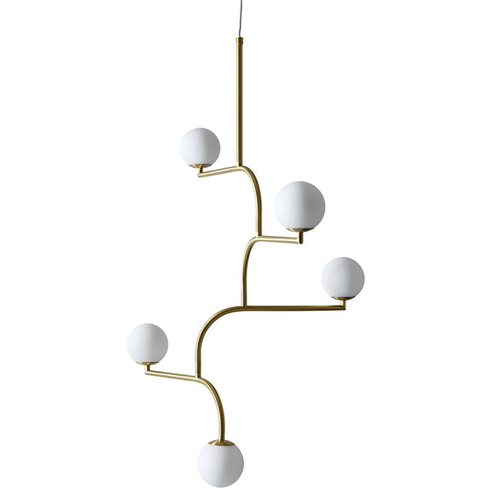 Zelireth Lustre Laiton Verre Minimaliste Moderne - Neutralighting