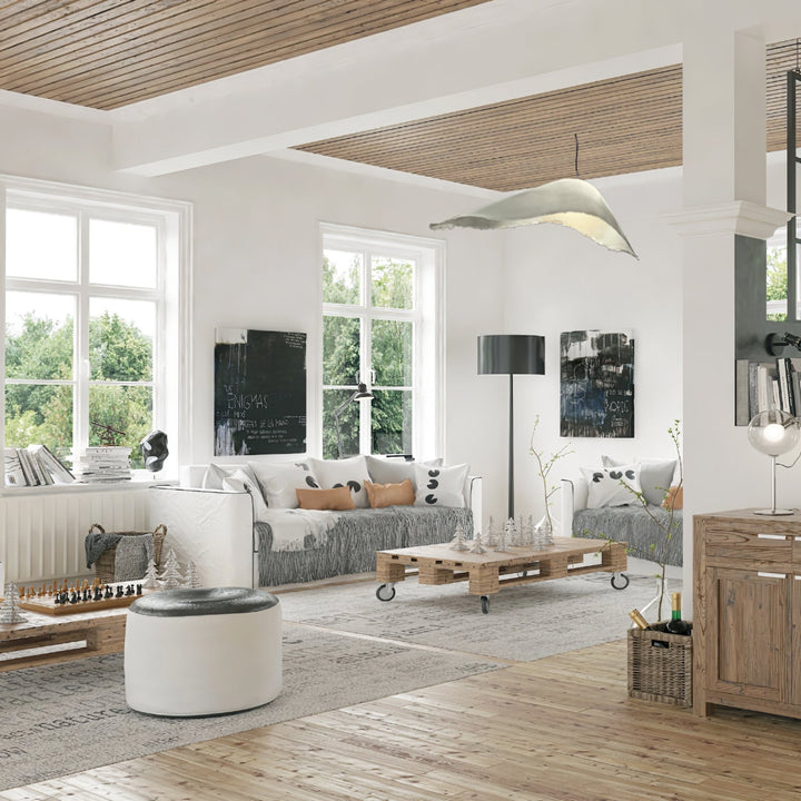 Lustra Suspension en Travertin Pierre Naturelle - Neutralighting