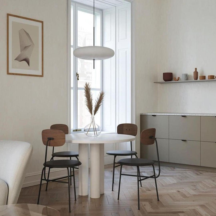 Lustra Suspension Noir Peint Réuni pour Salon - Neutralighting