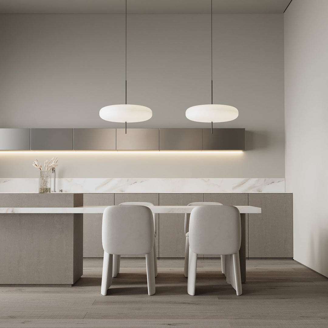Lustra Suspension Noir Peint Réuni pour Salon - Neutralighting