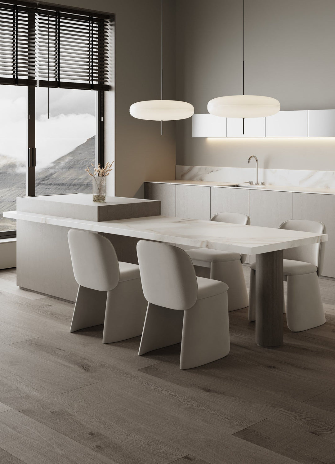 Lustra Suspension Noir Peint Réuni pour Salon - Neutralighting