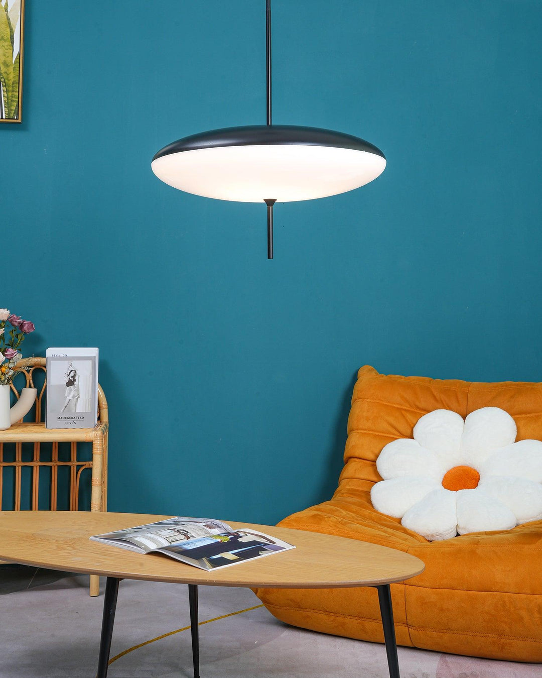Lustra Suspension Noir Peint Réuni pour Salon - Neutralighting