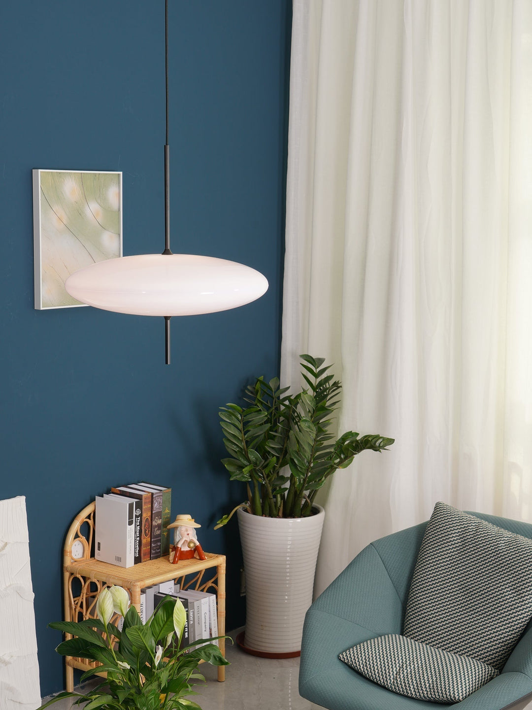 Lustra Suspension Noir Peint Réuni pour Salon - Neutralighting