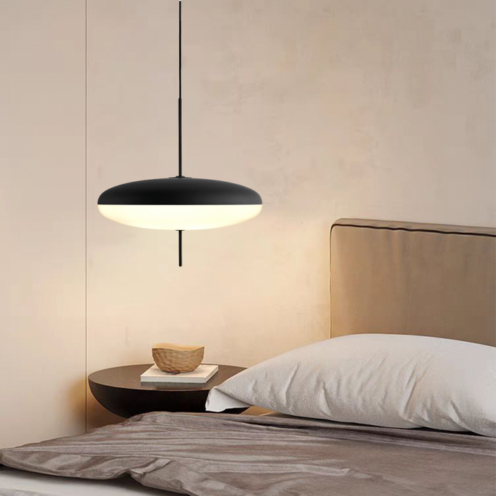 Lustra Suspension Noir Peint Réuni pour Salon - Neutralighting