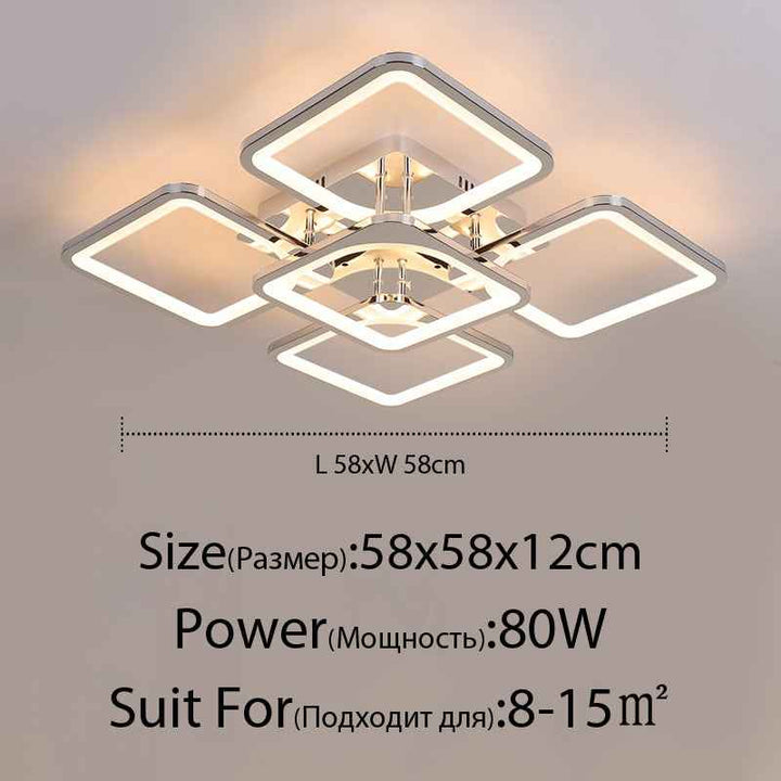 Plafonnier Arisha Acrylique LED V9