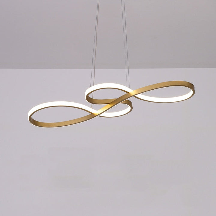 Durell Suspension Linéaire Nordique Noir/Blanc/Or. Chambre - Neutralighting