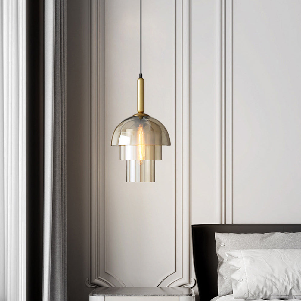 Valentina Moderne Métal Verre Suspension Salon Chambre à Coucher - Neutralighting