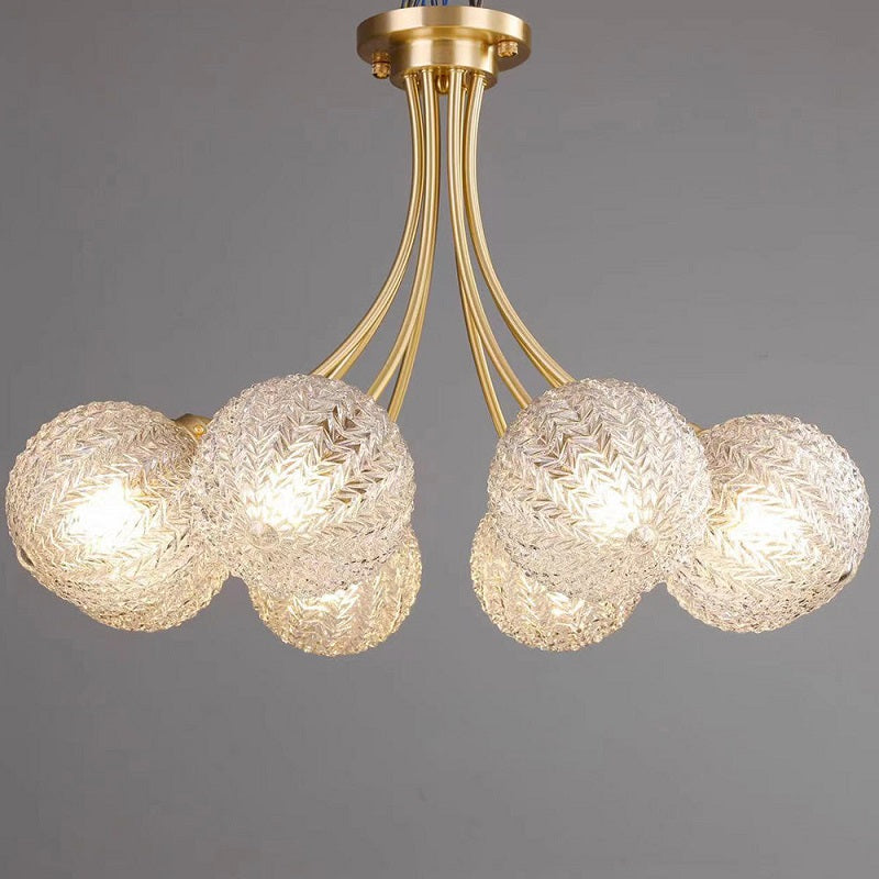 Valentina Plafonnier Moderne Métal Verre Chambre à Coucher - Neutralighting