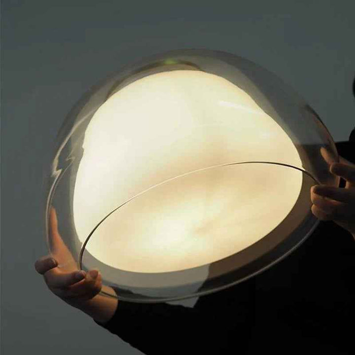 Valentina Moderne LED Suspension Verre Métal Salon - Neutralighting