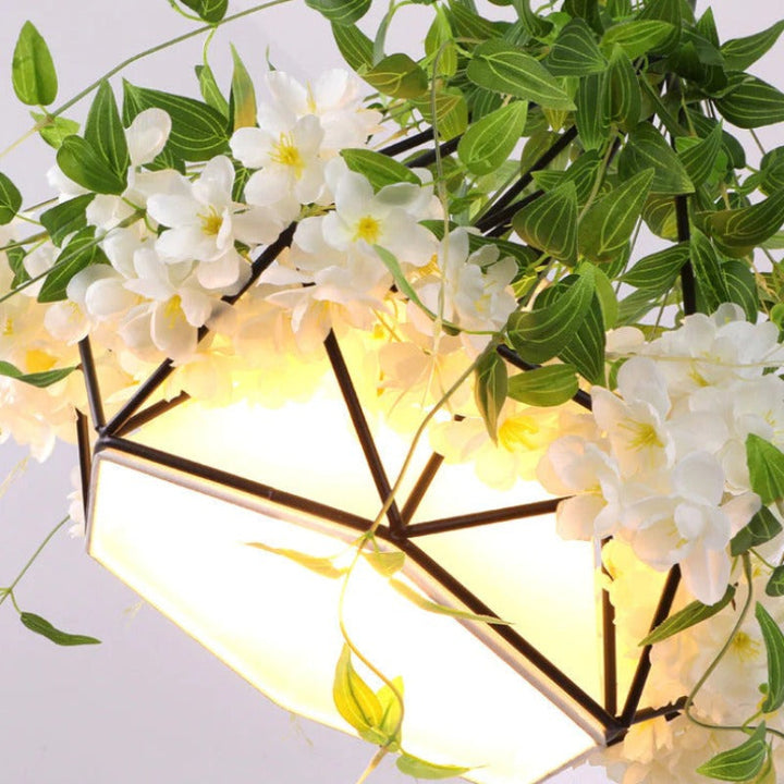 Arisha Moderne Fleurs LED Suspension Métal Salon - Neutralighting