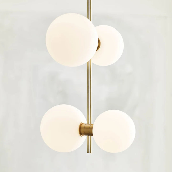 Zelirila Lampe Suspendue En Verre Sur Rail Art Premium Moderne - Neutralighting
