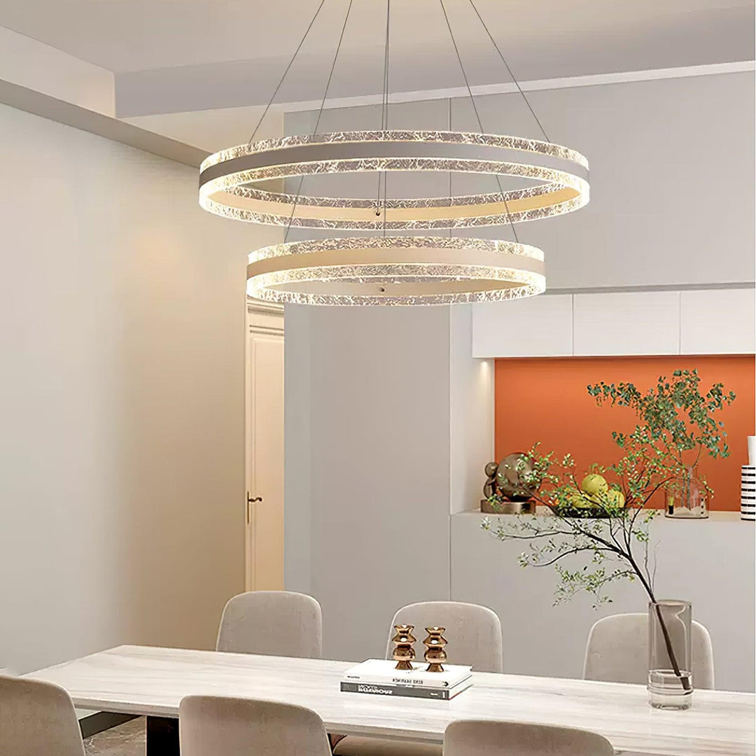 Lustra Suspension Lampe Cercles LED Modernes - Neutralighting