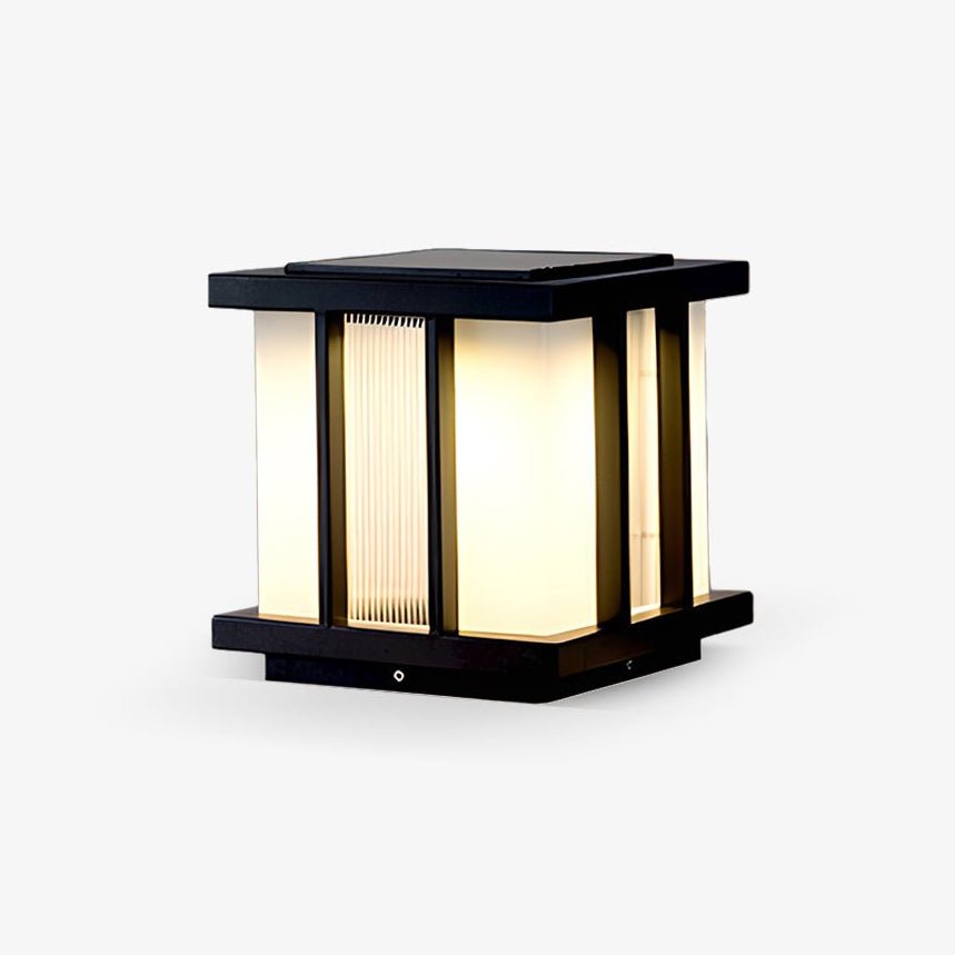 Alraeir Lampe Solaire Extérieure Cube en Verre Moderne - Neutralighting