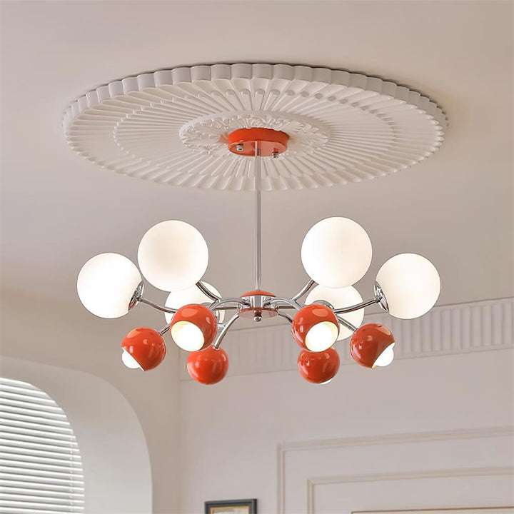 Lumi Chandelier Minimaliste en Verre - Neutralighting