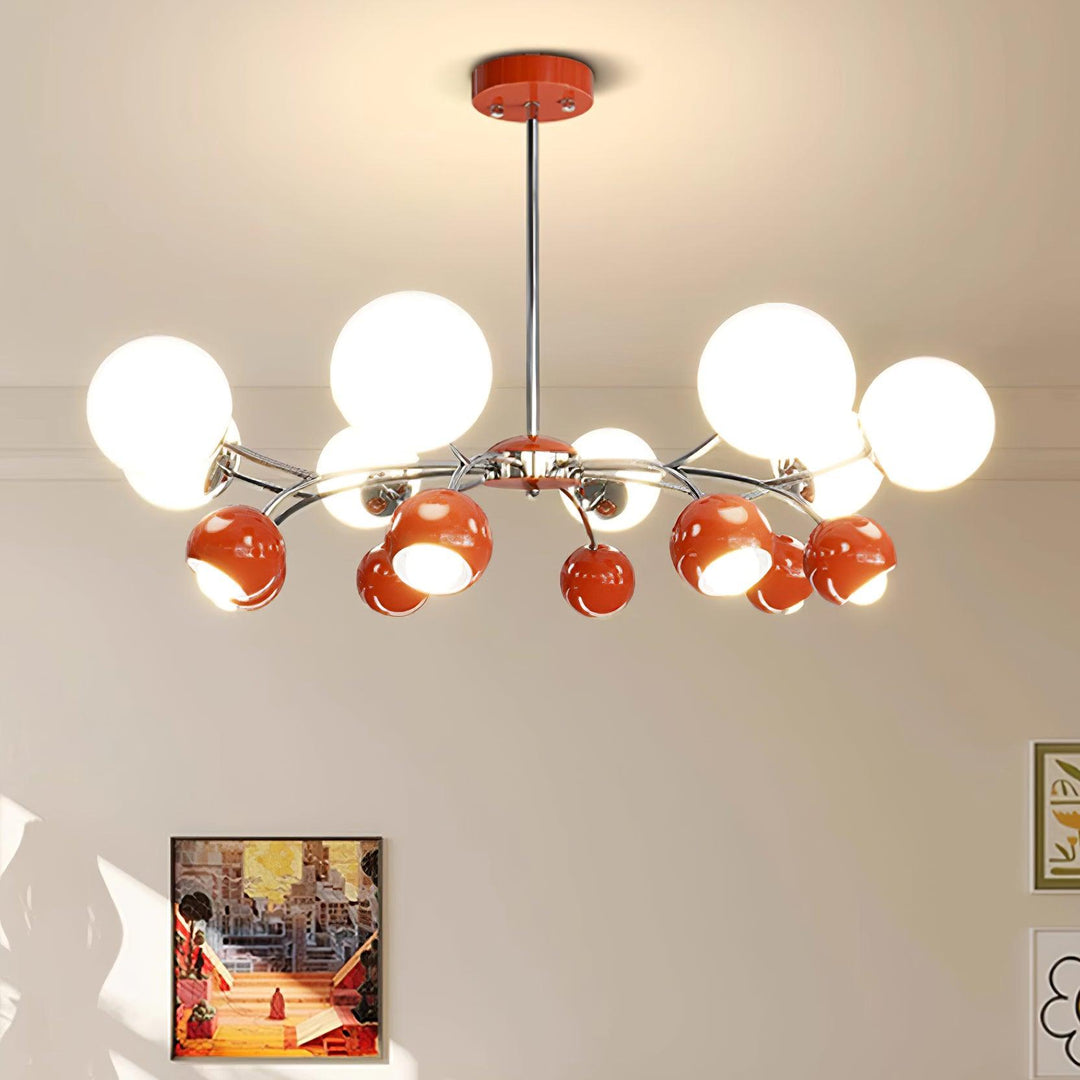 Lumi Chandelier Minimaliste en Verre - Neutralighting