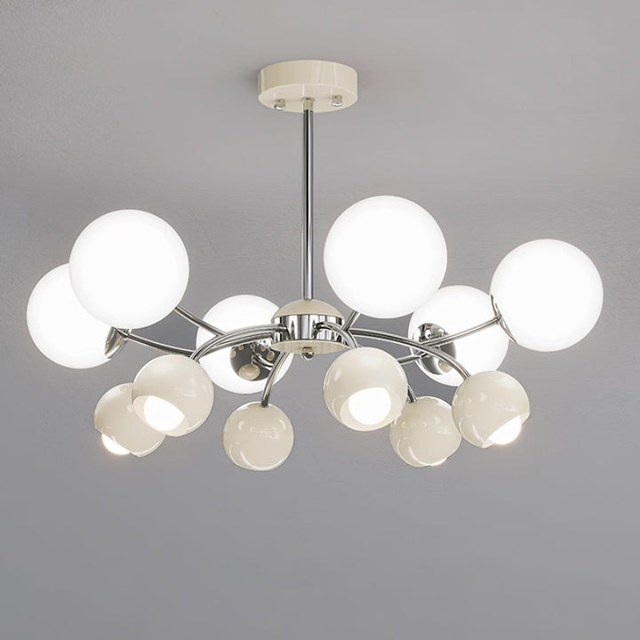 Lumi Chandelier Minimaliste en Verre - Neutralighting