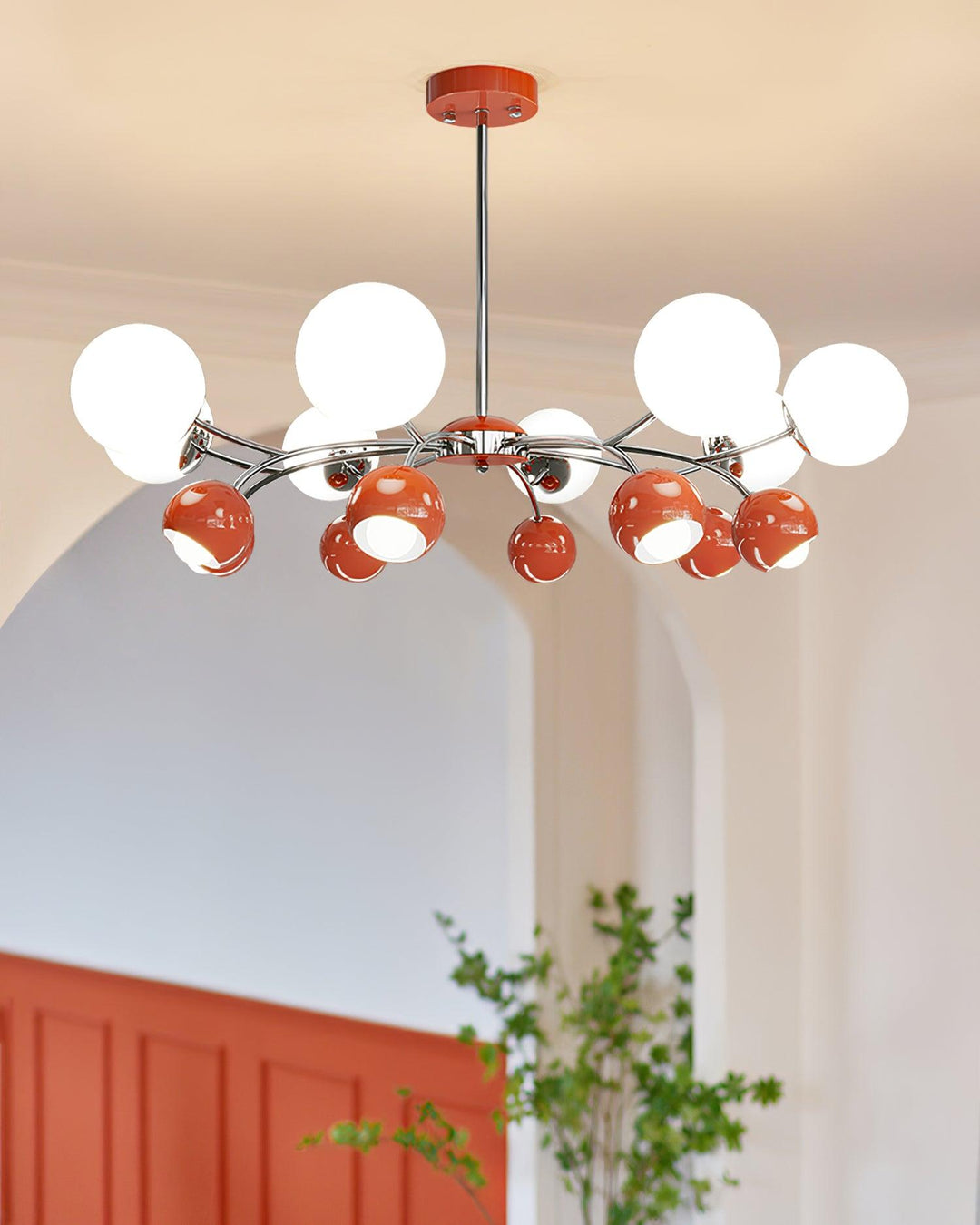 Lumi Chandelier Minimaliste en Verre - Neutralighting