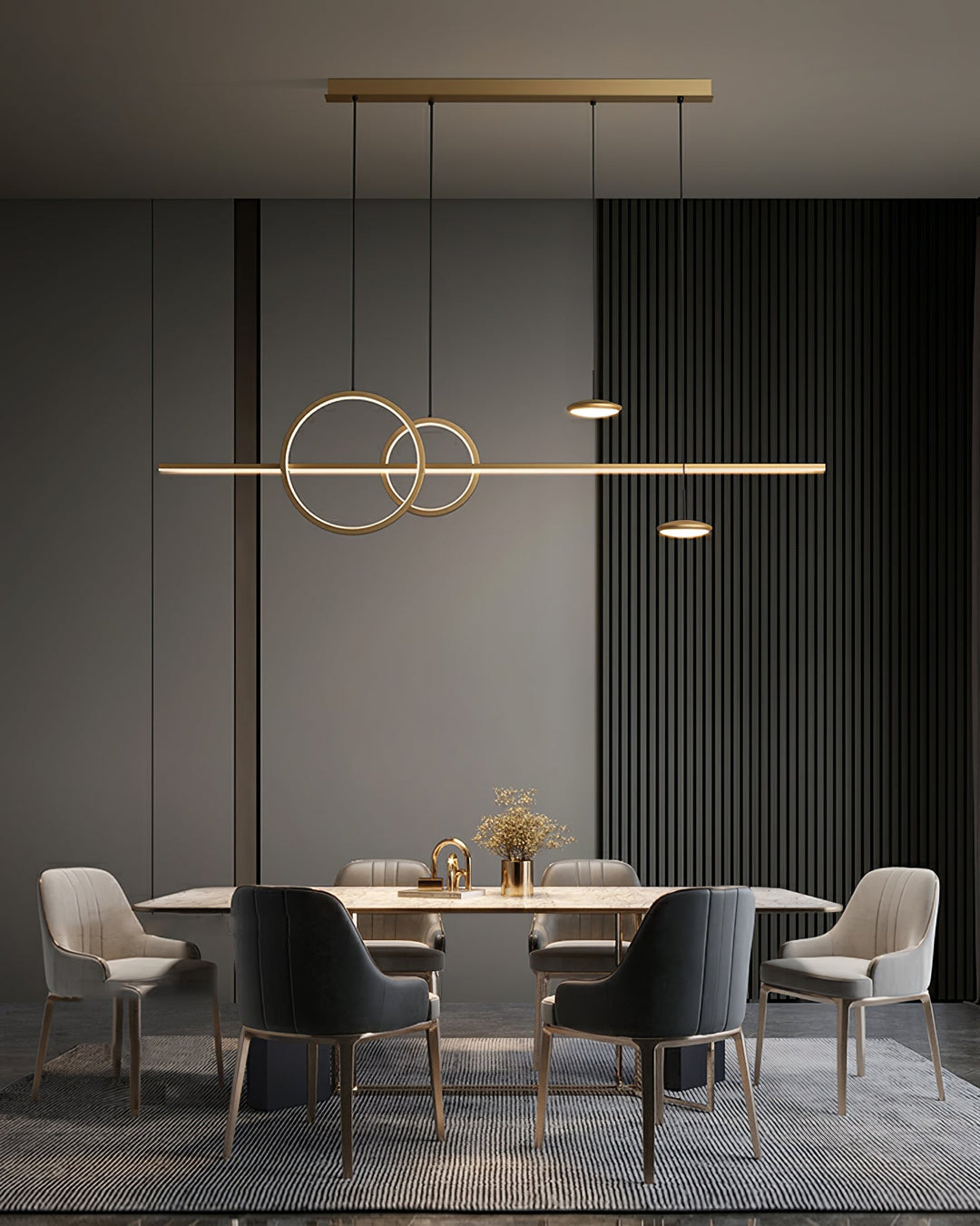 Aurora Suspension Géométrique Anneau Minimaliste - Neutralighting