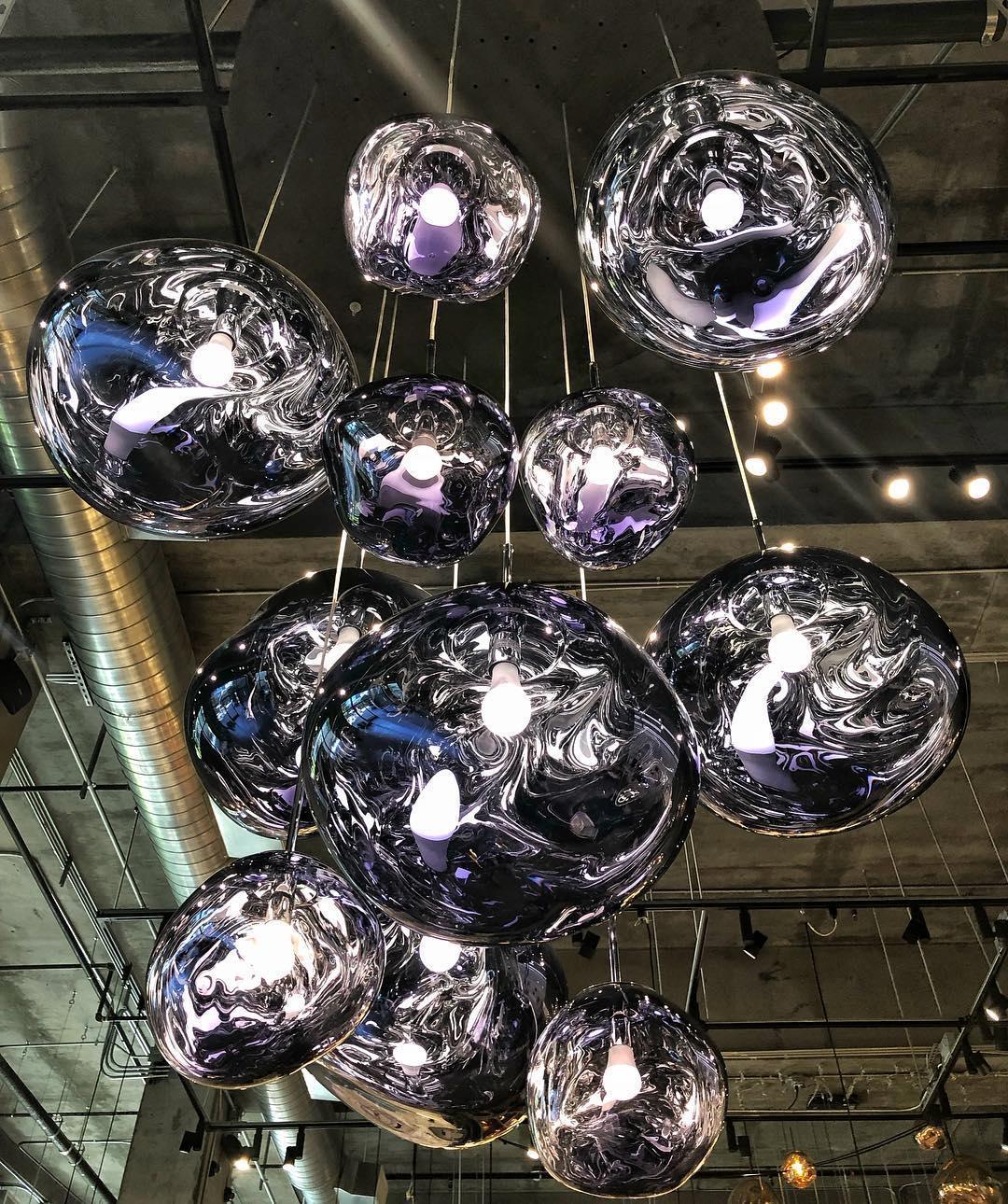 Lustra Suspension Luminaire Moderne Verre Lava - Neutralighting