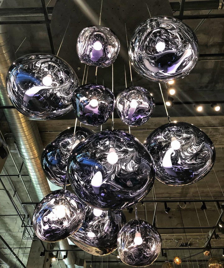 Lustra Suspension Luminaire Moderne Verre Lava - Neutralighting