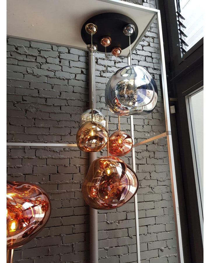 Lustra Suspension Luminaire Moderne Verre Lava - Neutralighting
