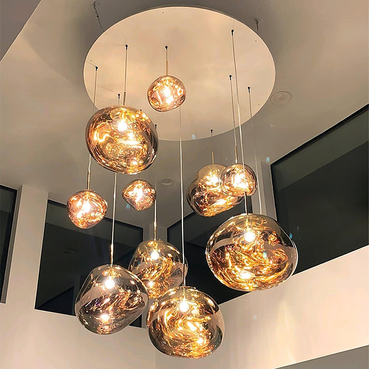 Lustra Suspension Luminaire Moderne Verre Lava - Neutralighting