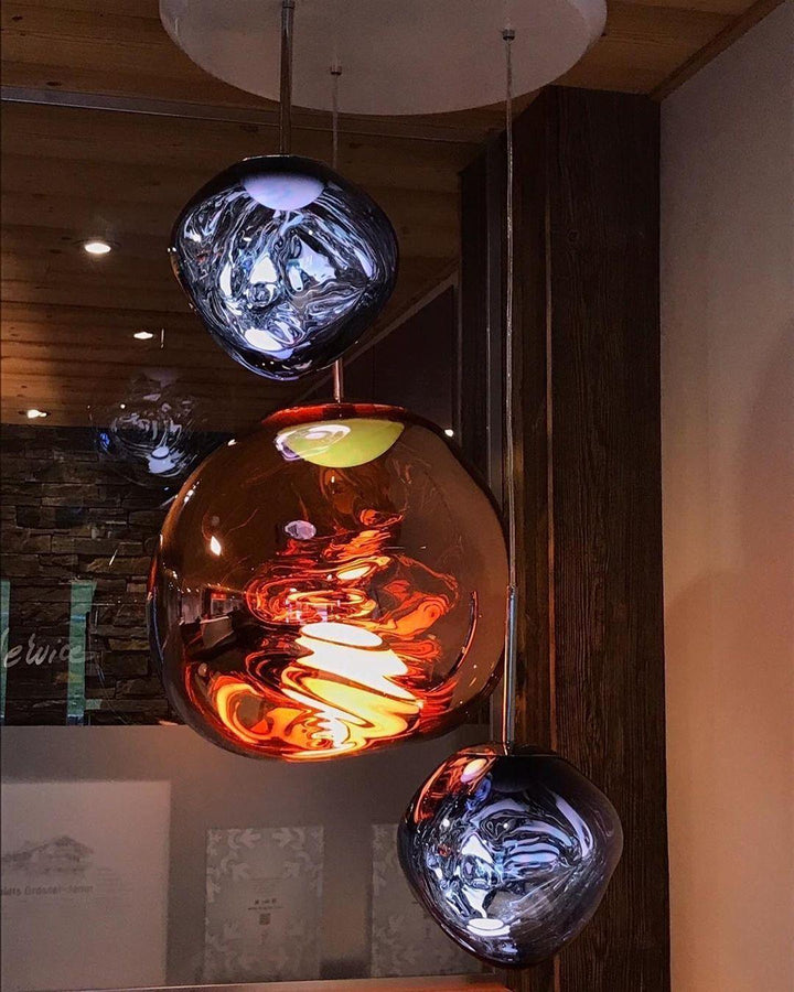 Lustra Suspension Luminaire Moderne Verre Lava - Neutralighting
