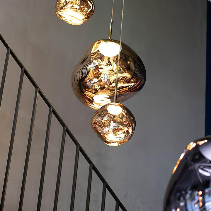 Lustra Suspension Luminaire Moderne Verre Lava - Neutralighting