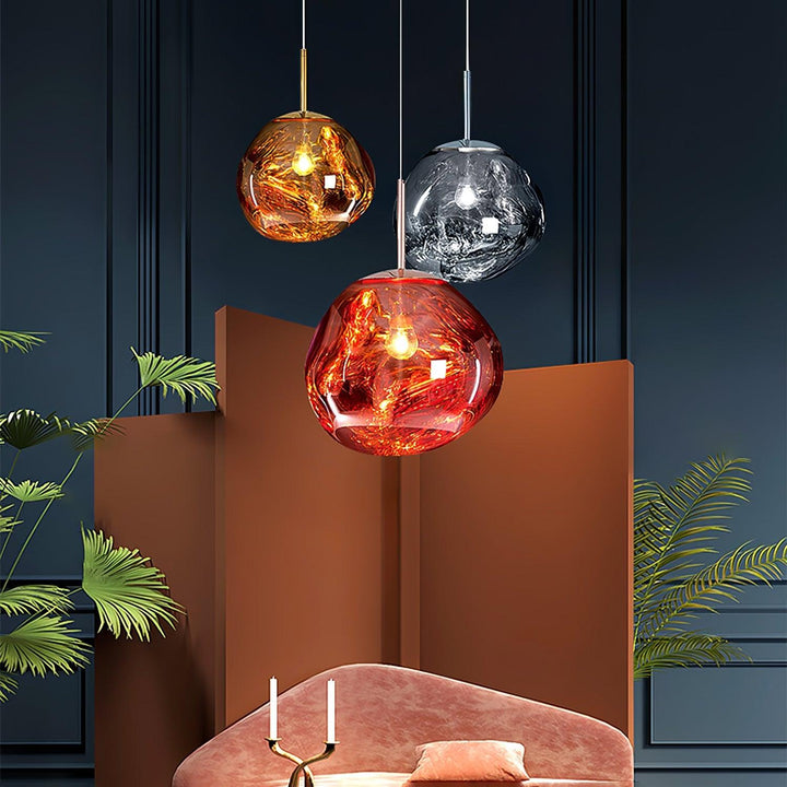 Lustra Suspension Luminaire Moderne Verre Lava - Neutralighting