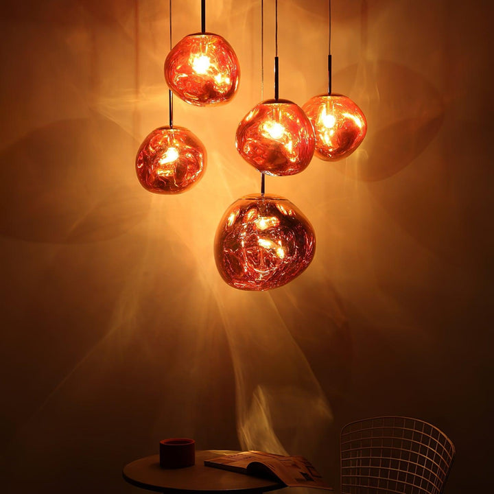 Lustra Suspension Luminaire Moderne Verre Lava - Neutralighting