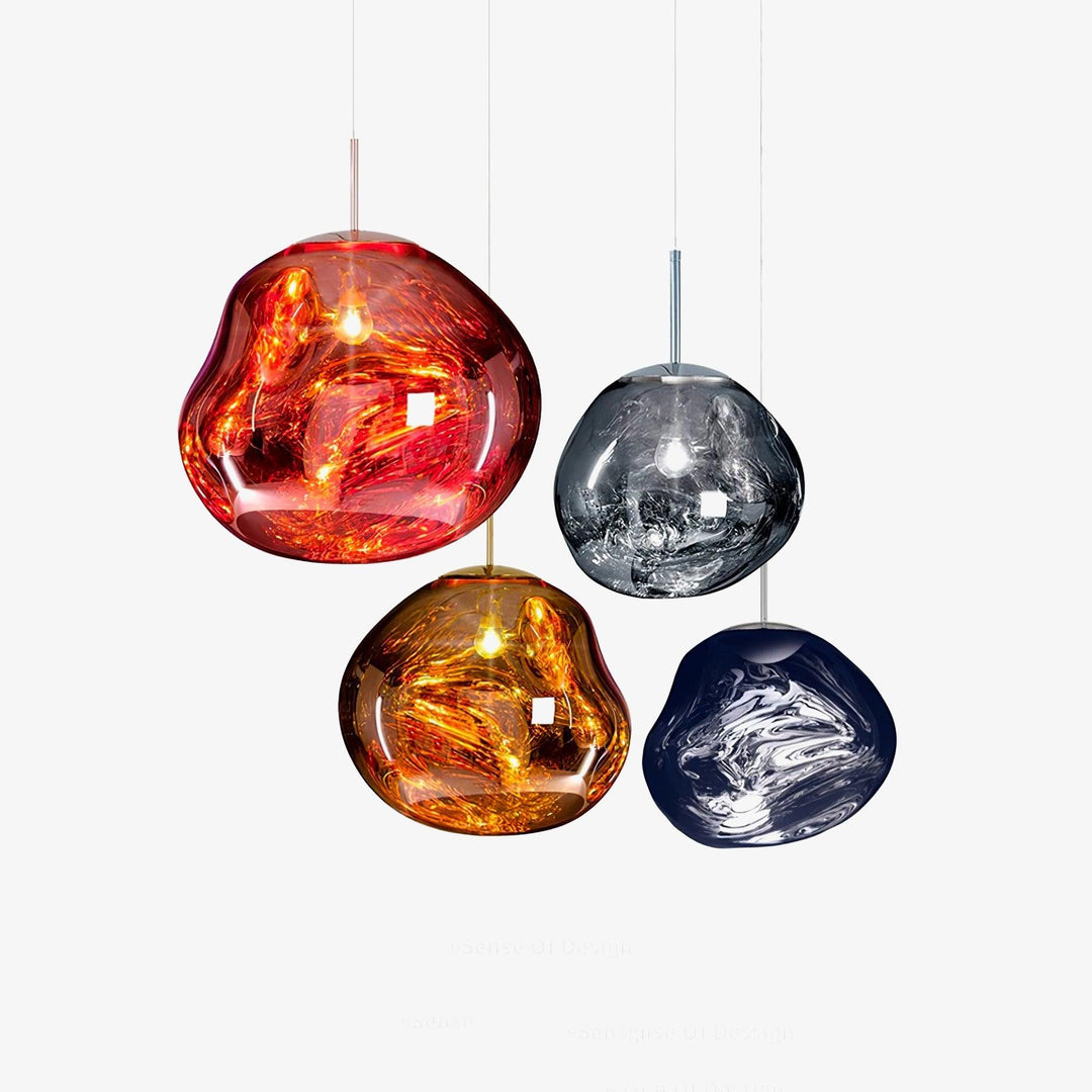 Lustra Suspension Luminaire Moderne Verre Lava - Neutralighting
