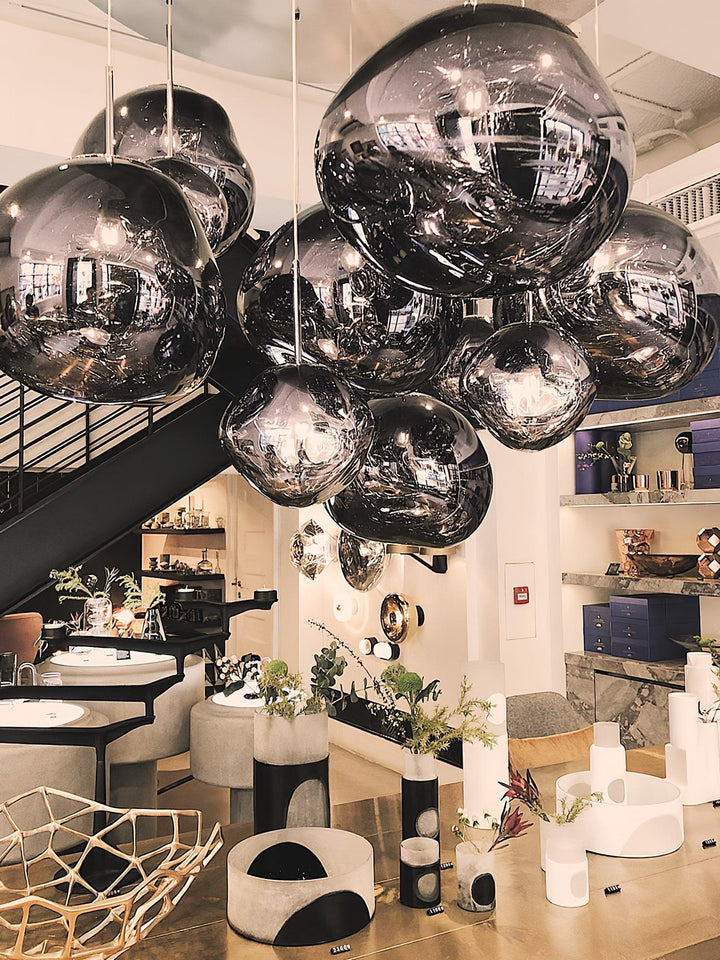 Lustra Suspension Luminaire Moderne Verre Lava - Neutralighting