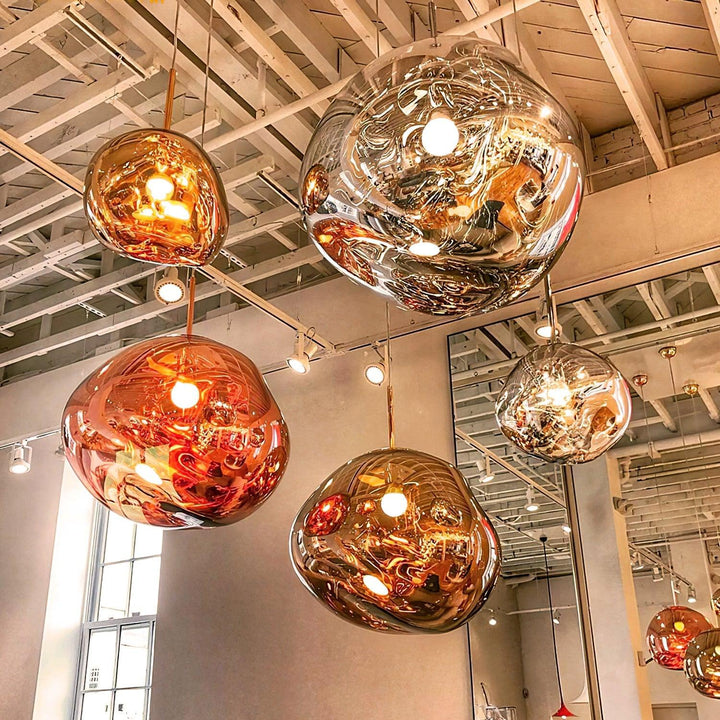 Lustra Suspension Luminaire Moderne Verre Lava - Neutralighting