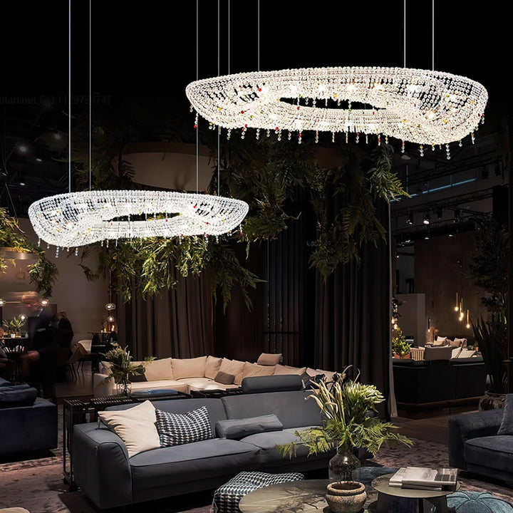 Aeliora Orné Crystal Suspension Lumière - Neutralighting