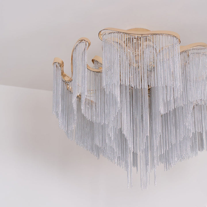 Lustra Plafonnier Moderne Art Frange - Neutralighting