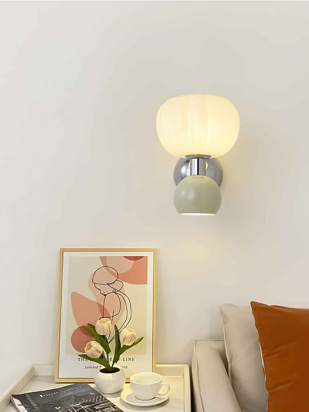 Erraeiel Métal 16cm Blanc LED
