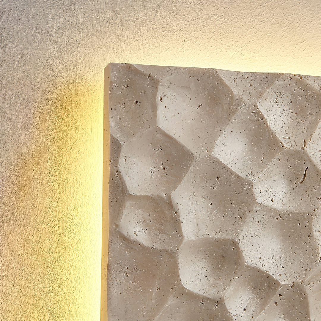 Vedoreth Applique Murale En Travertin à Panneau De Créativité Individuelle - Neutralighting