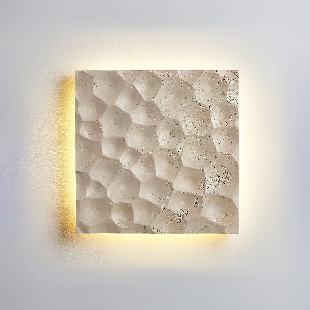 Vedoreth Applique Murale En Travertin à Panneau De Créativité Individuelle - Neutralighting