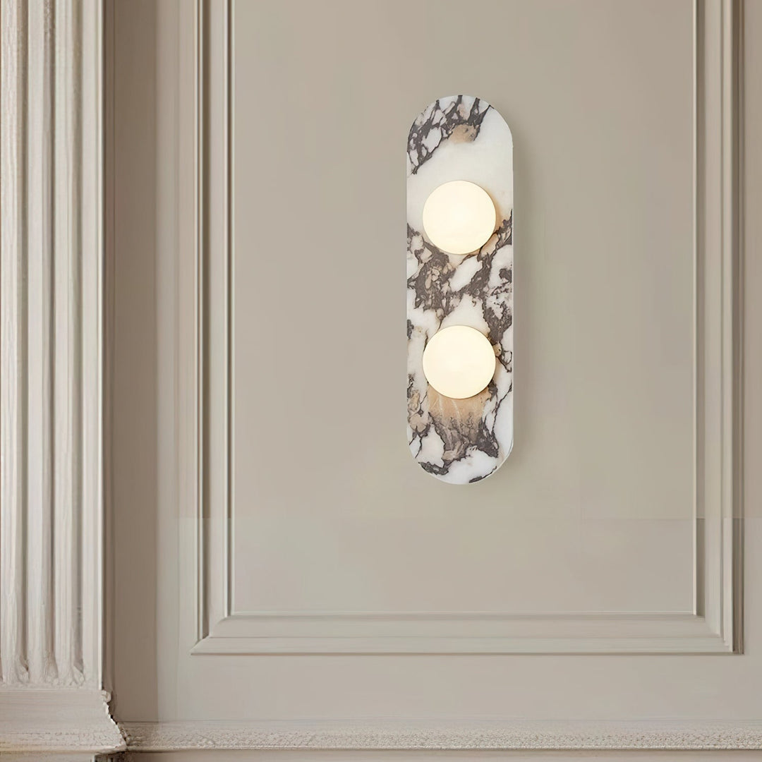 Covelyra Applique Murale En Marbre Et Verre Minimaliste Moderne - Neutralighting