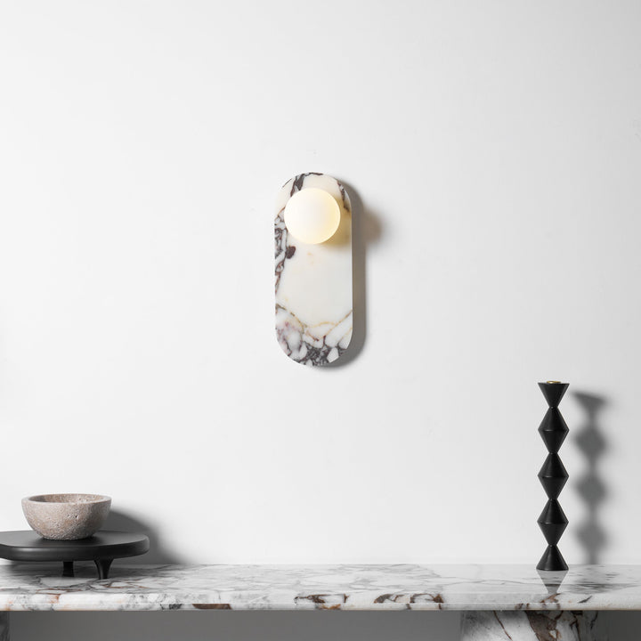 Covelyra Applique Murale En Marbre Et Verre Minimaliste Moderne - Neutralighting