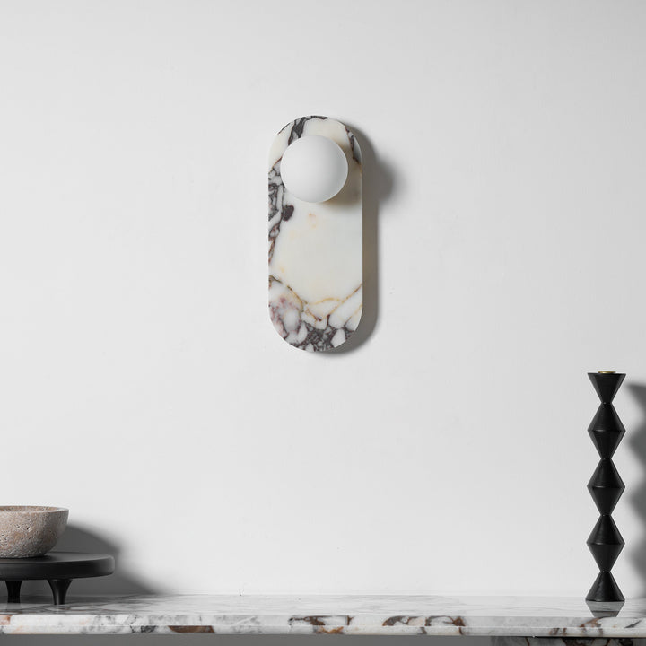 Covelyra Applique Murale En Marbre Et Verre Minimaliste Moderne - Neutralighting