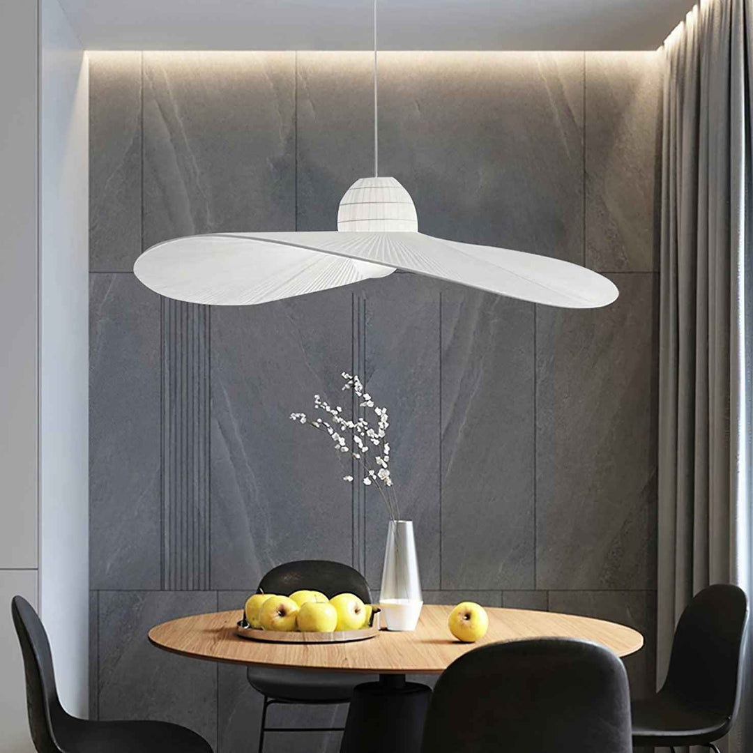 Moire Hat Lampe Pendante Tissu Plissé Moderne - Neutralighting
