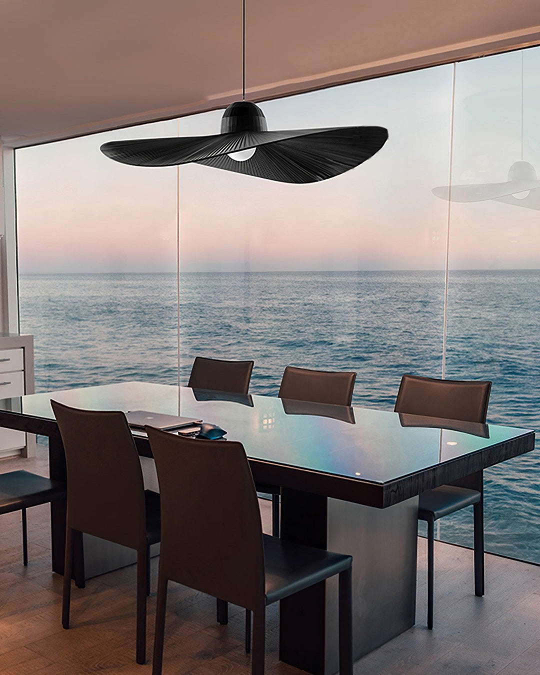 Moire Hat Lampe Pendante Tissu Plissé Moderne - Neutralighting