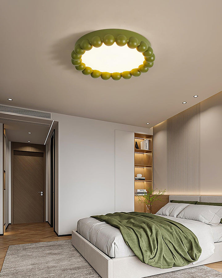 Solara Plafonnier Résine Bulle Rond Ludique Doux - Neutralighting