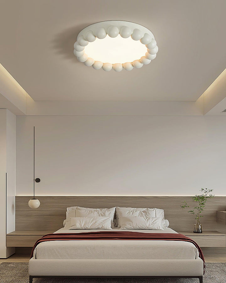 Solara Plafonnier Résine Bulle Rond Ludique Doux - Neutralighting