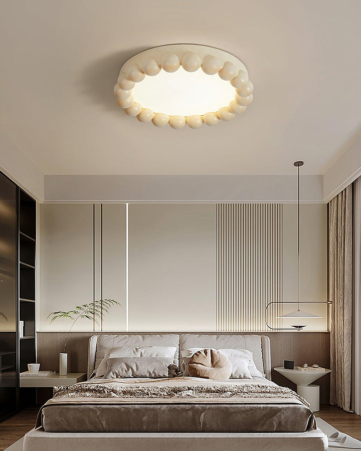 Solara Plafonnier Résine Bulle Rond Ludique Doux - Neutralighting