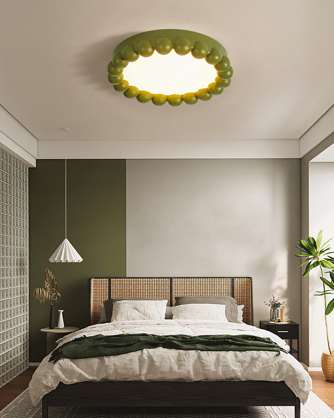 Solara Plafonnier Résine Bulle Rond Ludique Doux - Neutralighting